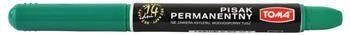 MARKER PERMANENTNY TOMA TO-324ZIEL. ZIELONY OKRĄGŁA KOŃCÓWKA