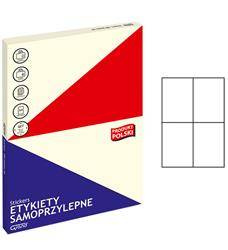 ETYKIETY SAMOPRZYLEPNE 105X148MM GRAND 150-1057 BIAŁE 100ARK*4SZT