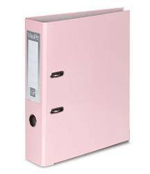 Segregator A4 tektura VAUPE FCK 75mm 061/10 pastelowy różowy dźwigniowy