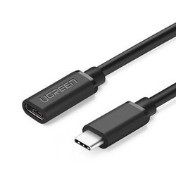 Kabel UGREEN ED008 przedłużacz USB-C-USB-C 0.5m (czarny)