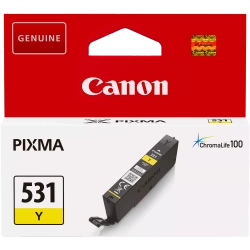CANON ORYGINALNY INK / TUSZ CLI-531 Y, 6121C001, YELLOW, 191S