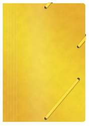 TECZKA Z GUMKĄ A4 OFFICE PRODUCTS ŻÓŁTA PRESZPAN 390GSM
