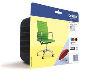TUSZ ORYGINALNY BROTHER LC229XLVALBP CMYK 2400BK/3*1200CMY STRON