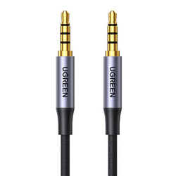 KABEL MINI JACK 3.5MM UGREEN AV183, AUX, 1M (CZARNY)