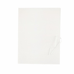 TECZKA WIĄZANA A4 D.RECT BIAŁA KARTON 250G