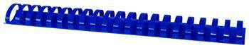 GRZBIET PLASTIKOWY 38MM (350 KARTEK) OFFICE PRODUCTS NIEBIESKI 50 SZT.