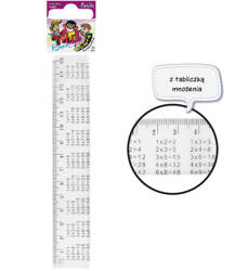 LINIJKA PLASTIKOWA 15CM FIORELLO GR-15T TYTUS, ROMEK I A"TOMEK 130-1922