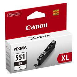 TUSZ ORYGINALNY CANON CLI551BK XL 6443B001 CZARNY 11 ML