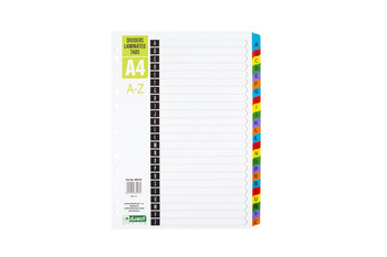 PRZEKŁADKI A-Z A4 D.RECT KARTON LAMINOWANE 24KART