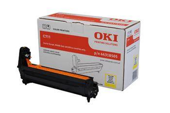 BĘBEN ORYGINALNY OKI C711-EPY 44318505 YELLOW 20000 STRON