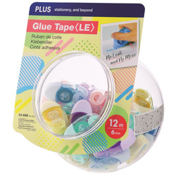 KLEJ W TAŚMIE 6MMX12M PLUS TG-1510-30P SŁOIK 30SZT 