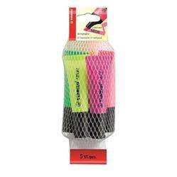 Zakreślacz STABILO NEON 72/5-2 mix*5 neon 2-5mm 5szt