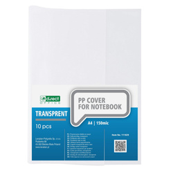 OKŁADKA NA ZESZYTY A4 D.RECT PRZEZROCZYSTA 150MIC