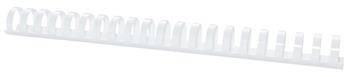 GRZBIET PLASTIKOWY 25MM (240 KARTEK) OFFICE PRODUCTS BIAŁY 50 SZT.