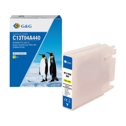 G&G KOMPATYBILNY INK / TUSZ Z C13T04A440, YELLOW, 8000S, NP-E-T04AXXLY-A, DLA EPSON WF-C8190, WF-C8690