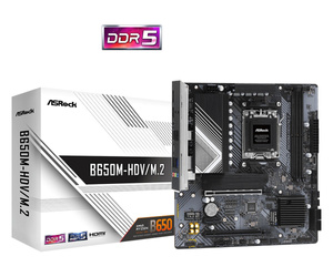 ASROCK PŁYTA GŁÓWNA B650M-HDV/M.2 AM5 2DDR5 HDMI/DP MATX