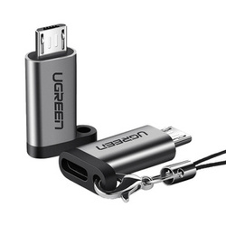 ADAPTER USB-C DO MICRO USB UGREEN US282 (SZARY)