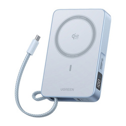 POWERBANK MAGNETYCZNY 10000MAH UGREEN MAGFLOW PB773, QI2 25W (SZARY)