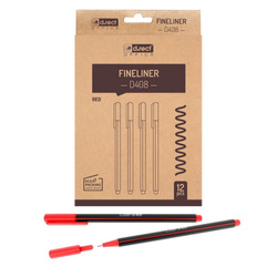 CIENKOPIS D.RECT D408 CZERWONY 0.4MM