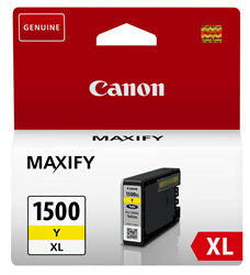 TUSZ ORYGINALNY CANON PGI1500XL 9195B001 YELLOW 12 ML