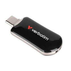 VERBATIM USB FLASH DISK, USB C, 128GB, PLECTRA, CZARNY, 30225, USB C