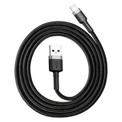 Kabel BASEUS Cafule USB-A-Lightning 0.5m (szaro-czarny)