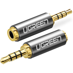 ADAPTER / PRZEJŚCIÓWKA UGREEN 20501 Z 2,5 MM MICRO JACK (MĘSKI)  NA 3,5 MM MINI JACK (ŻEŃSKI)
