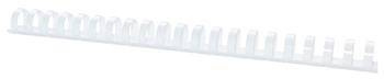 GRZBIET PLASTIKOWY 22MM (210 KARTEK) OFFICE PRODUCTS BIAŁY 50 SZT.