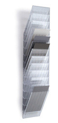 ZESTAW POJEMNIKÓW NA DOKUMENTY PIONOWY A4 DURABLE FLEXIBOXX 1709763400 PRZEZROCZYSTY 12SZT