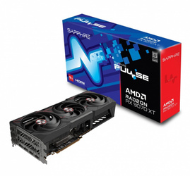 SAPPHIRE TECHNOLOGY KARTA GRAFICZNA RADEON RX 9070 XT PULSE 16GB GDDR6 256BIT 2DP/2HDMI