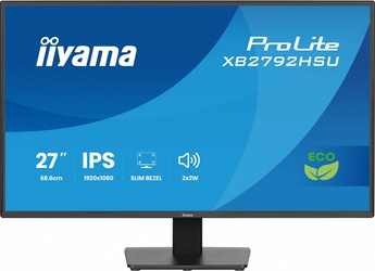 IIYAMA MONITOR 27 CALI X2792HSU-B1 IPS,FHD,HDMI,DP,120HZ,350CD,4MS,         CIENKIE RAMKI, 1500:1, ERP B, USB HUBX2