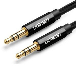 KABEL MINI JACK 3,5MM AUX UGREEN  AV112 1M (CZARNY)