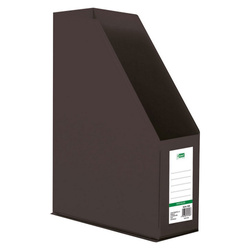 POJEMNIK NA CZASOPISMA A4/90MM D.RECT CZARNY PVC