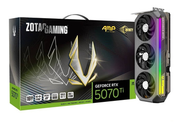 ZOTAC KARTA GRAFICZNA GEFORCE RTX 5070 TI AMP EXTREME INFINITY 16GB GDDR7 256BIT 3DP/HDMI