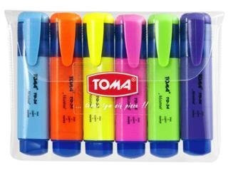 ZAKREŚLACZ TOMA MISTRAL TO-334 9 0 6 MIX*6 1-5MM 6SZT.