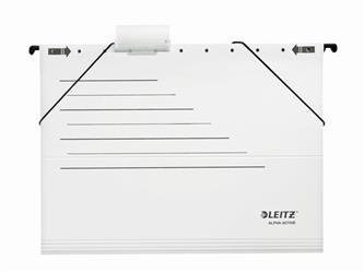 Teczka z perforacją zawieszkowa z gumką A4 LEITZ ALPHA ACTIVE 19253101 biała 1szt