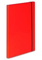 Teczka z gumką VAUPE CARIBIC 342/21 czerwona PP 2mm 20mm