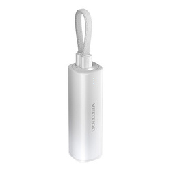 POWERBANK 5000MAH VENTION FHWM0 20W + KABEL USB-C DO LIGHTNING (SZARY)