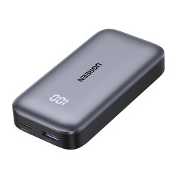 POWERBANK 10000MAH UGREEN NEXODE PB502, USB + USB-C, 30W PD (CZARNY)
