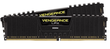 CORSAIR PAMIĘĆ DDR4 VENGEANCE LPX 16GB/3600(2*8GB) BLACK CL18 RYZEN KIT