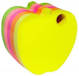 KARTECZKI SAMOPRZYLEPNE JABŁKO DONAU NEON*5 400KART