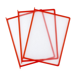 PANELE PREZENTACYJNE A4 LEVIATAN  CZERWONE 10SZT