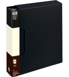 ALBUM OFERTOWY A4 GRAND 9008 120-1202 CZARNY PVC 80 KIESZENI