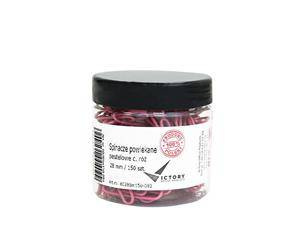 SPINACZE OKRĄGŁE 28MM VICTORY OFFICE PRODUCTS 6028SM150-093 PASTELOWE CIEMNORÓŻOWE METALOWEPOWLEKANE W SŁOIKU MAŁYM 150SZT