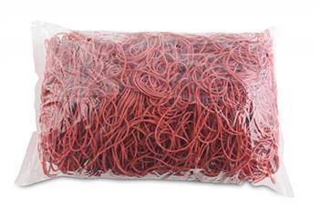GUMKI RECEPTURKI OFFICE PRODUCTS 70MM 1,5X1,5MM 60% CZERWONE 1KG