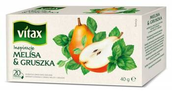HERBATA MELISA I GRUSZKA VITAX INSPIRATIONS 20 TOREBEK