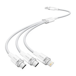 KABEL USB 2.0 A DO 3W1 3A VENTION CTPWG 1.5M (BIAŁY)