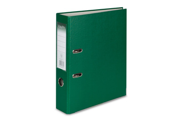 SEGREGATOR A4 TEKTURA VAUPE BIZNES 50MM 064/06 ZIELONY DŹWIGNIOWY