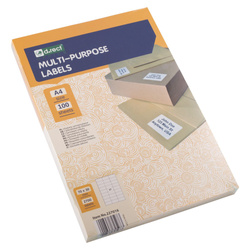 ETYKIETY SAMOPRZYLEPNE 70X30MM D.RECT BIAŁE 100ARK*27SZT