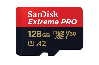 SANDISK KARTA EXTREME PRO MICROSDXC 128GB 200/90 MB/S A2 V30